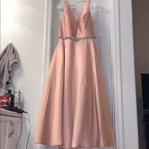 pink ( dusty rose ) dress : size L